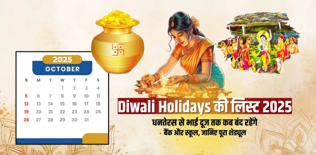 Diwali Holidays की लिस्ट 2025
